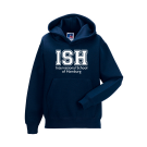 Hoodie Kids - unisex (Size 116-152) 80/20 in navy and heather grey